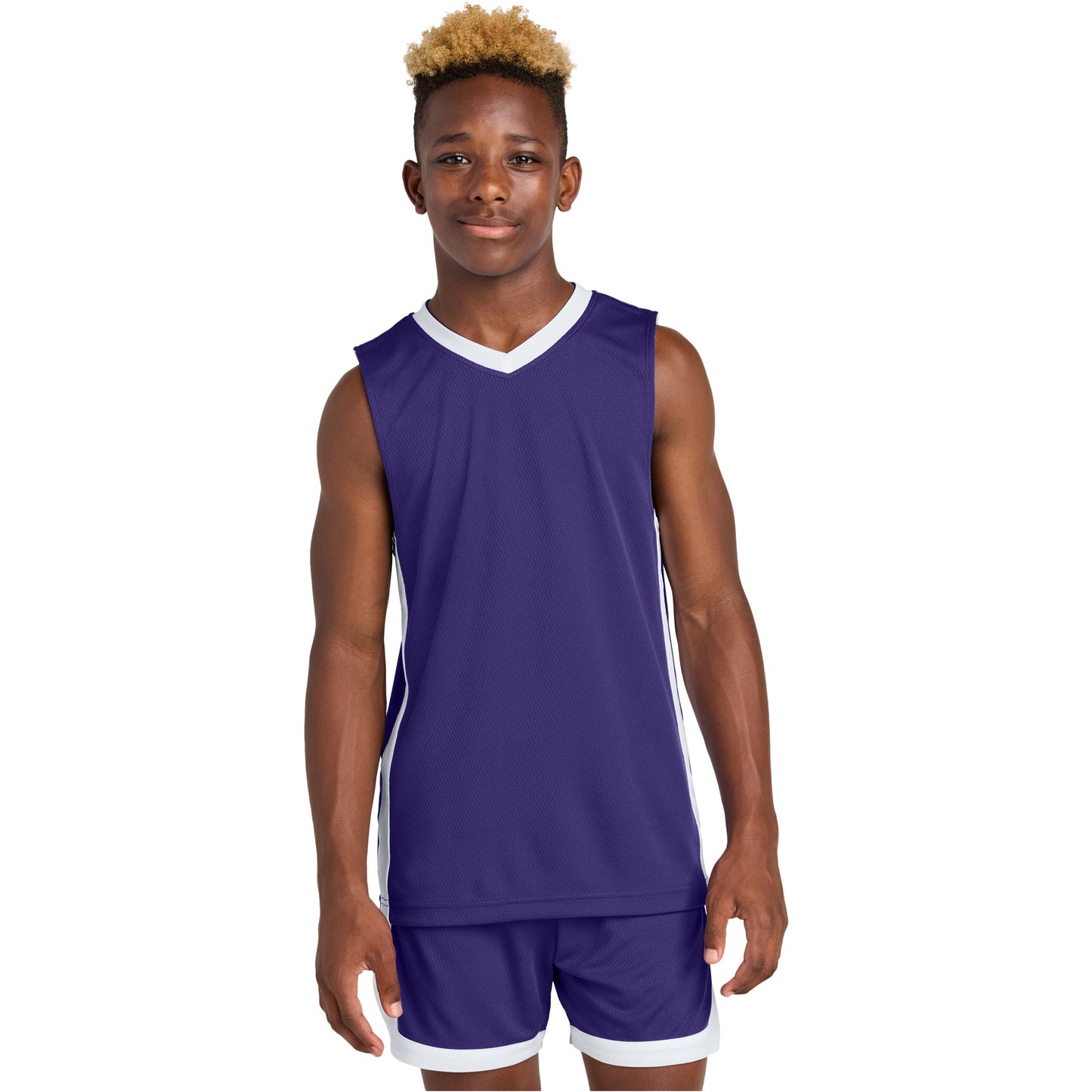 Purple/White