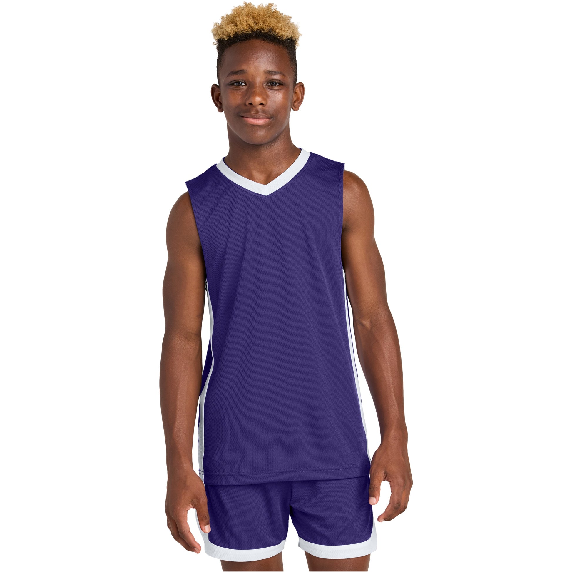 Purple/White
