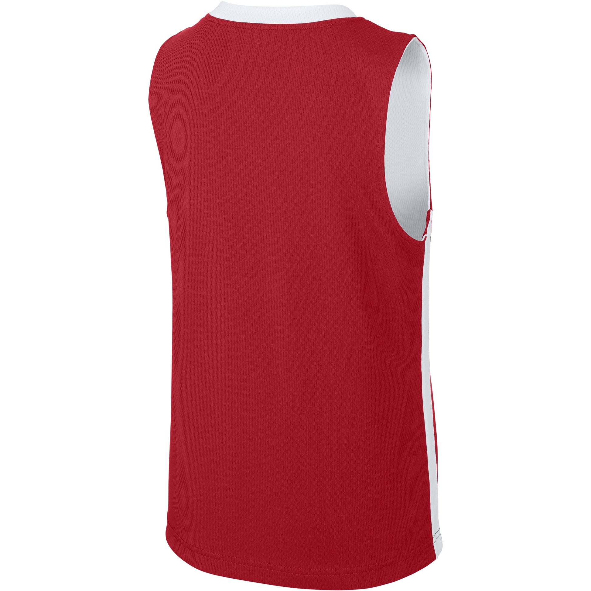 Deep Red/White