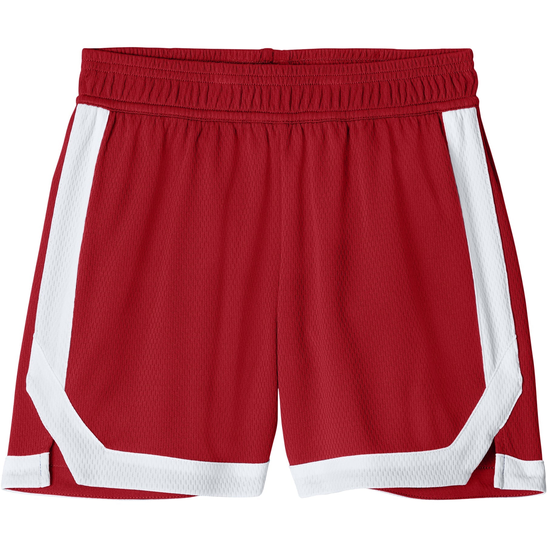 Deep Red/White