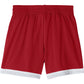 Deep Red/White