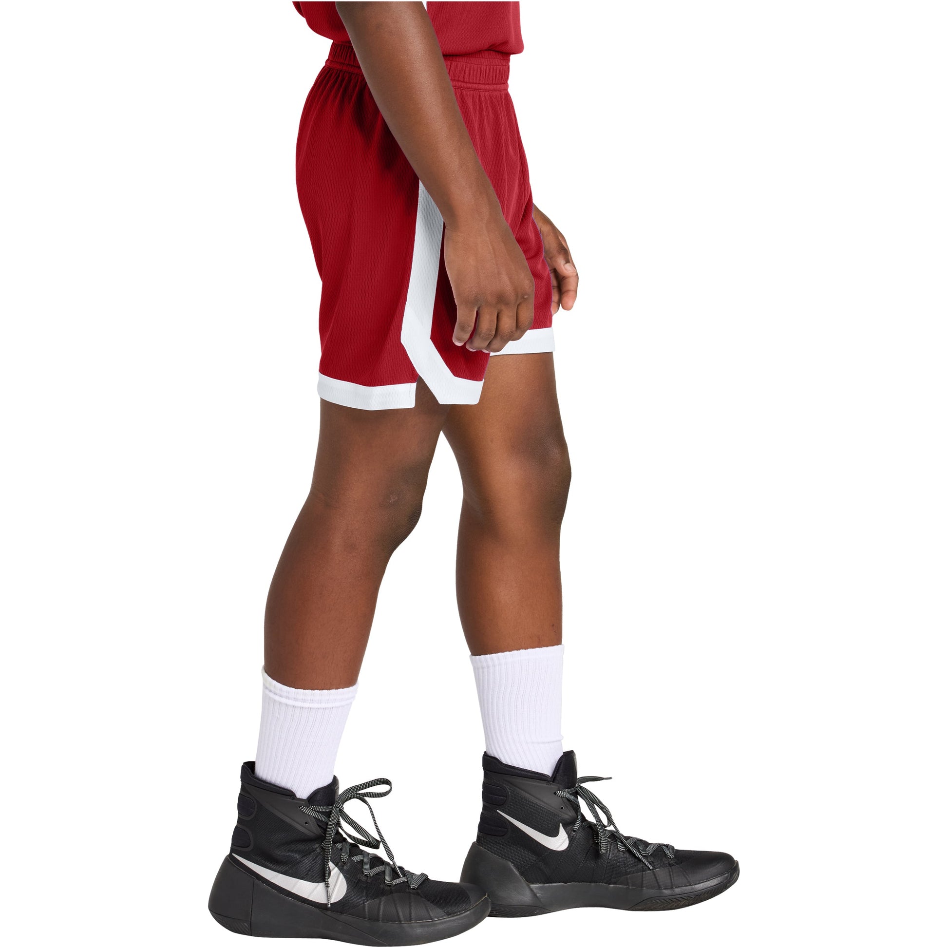 Deep Red/White