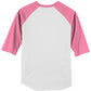 White/Bright Pink