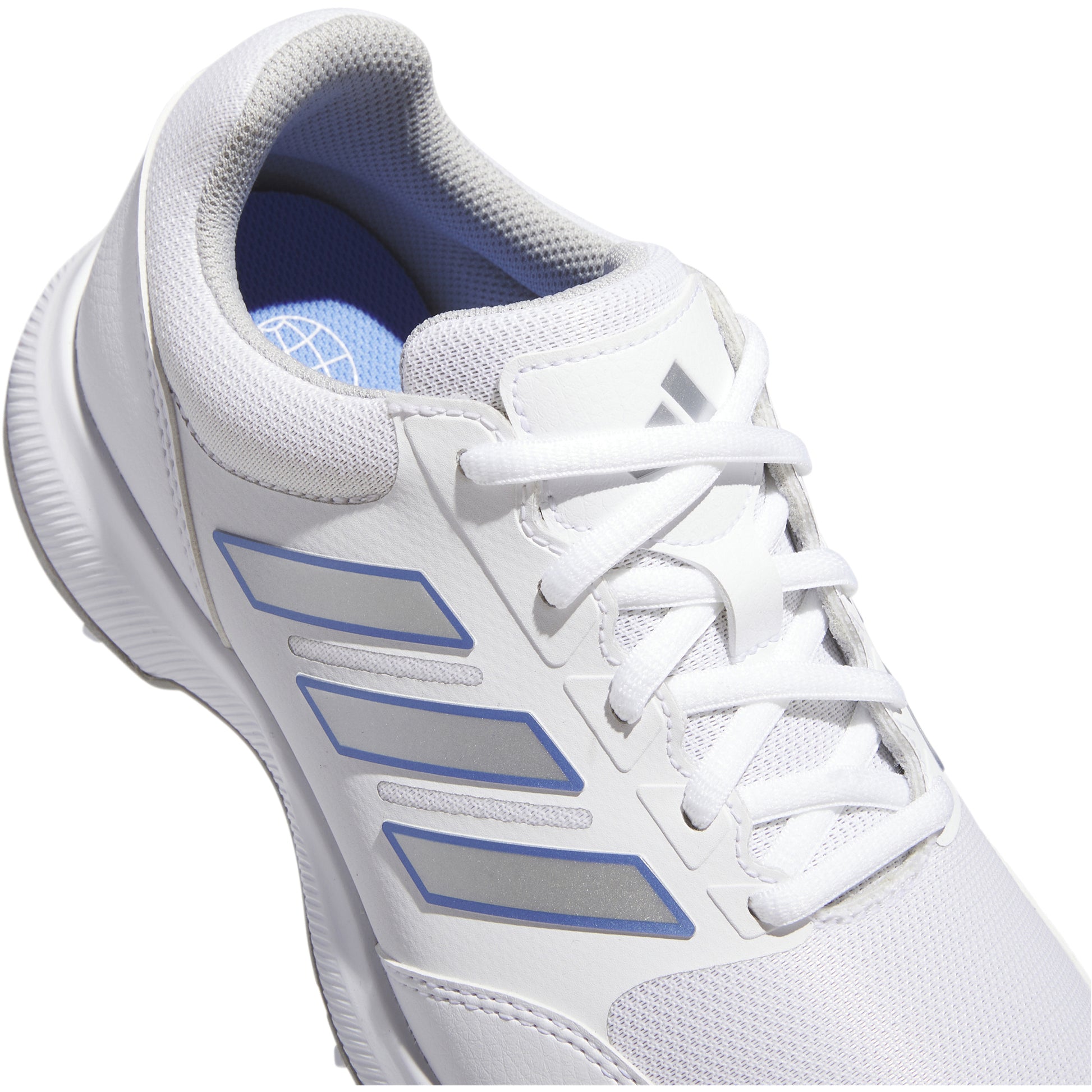 White/Silver Metal/Blue Fusion