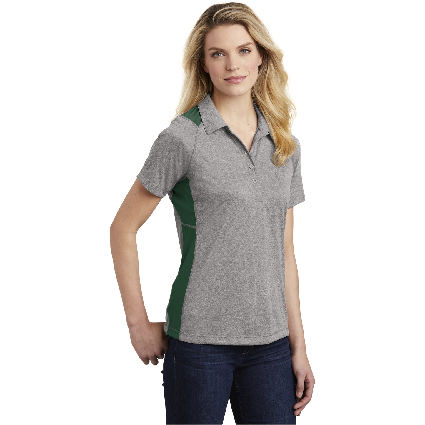 Vintage Heather/Forest Green