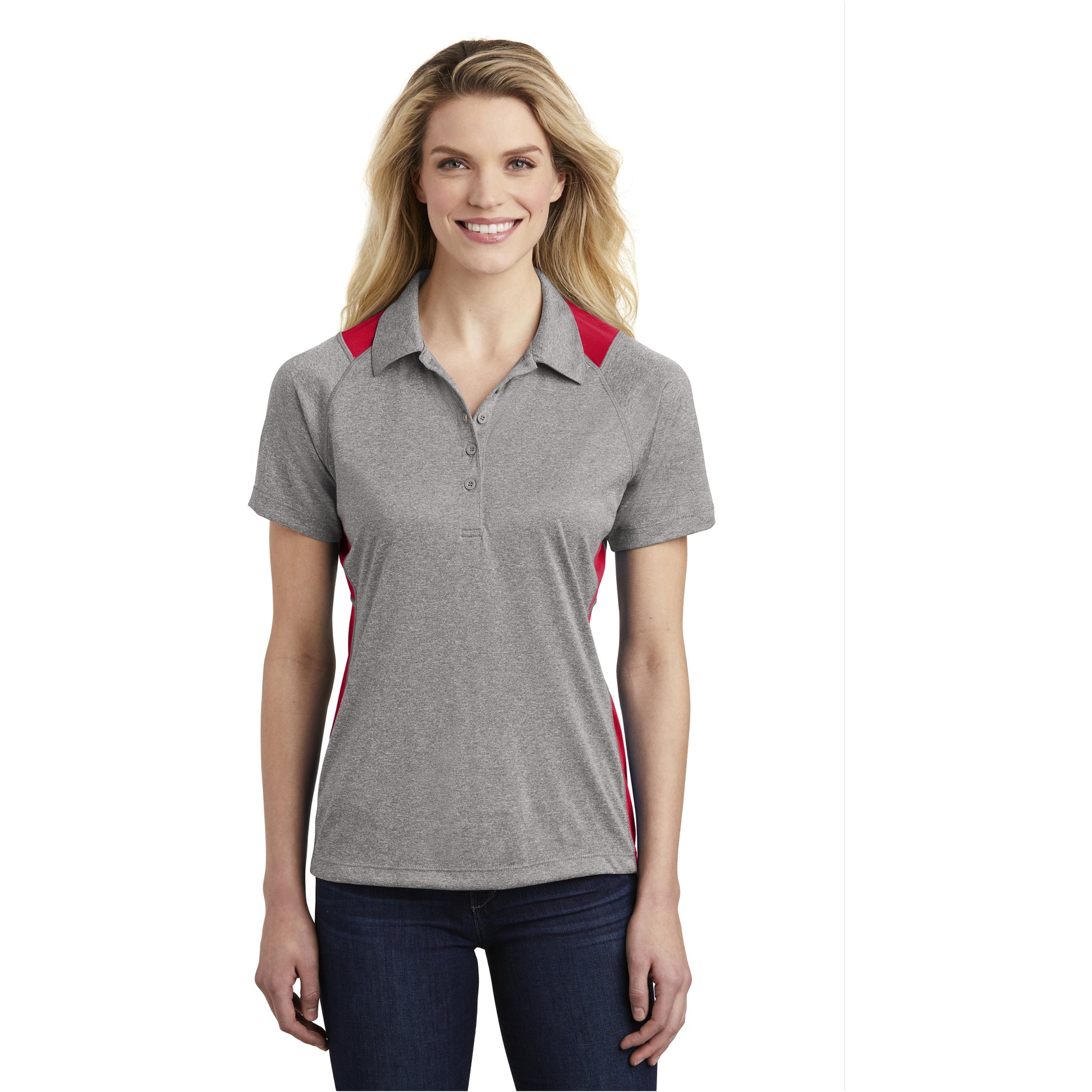 Vintage Heather/True Red